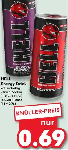 Kaufland HELL Energy Drink Angebot