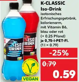 Kaufland K-CLASSIC Iso-Drink Angebot