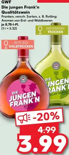 Kaufland GWF Die jungen Frank'n Qualitätswein Angebot