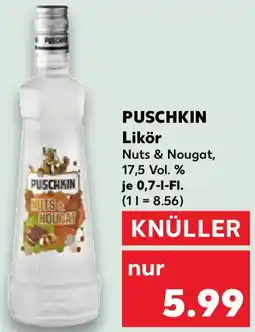 Kaufland PUSCHKIN Likör Angebot