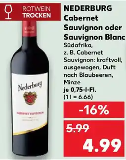 Kaufland NEDERBURG Cabernet Sauvignon oder Sauvignon Blanc Angebot