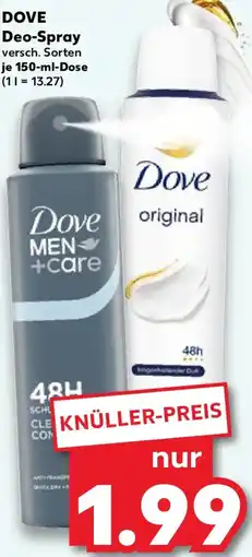 Kaufland DOVE Deo-Spray Angebot