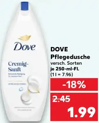 Kaufland DOVE Pflegedusche Angebot