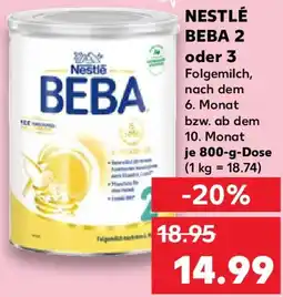 Kaufland NESTLÉ BEBA 2 oder 3 Angebot