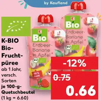Kaufland K-BIO Bio Fruchtpüree Angebot