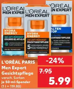 Kaufland L'ORÉAL PARIS Men Expert Gesichtspflege Angebot