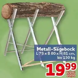 CENTERSHOP Metall-Sägebock Angebot
