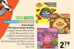 CITTI Markt Bunte Burger Bio Veganer Burger Bratling Angebot