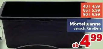 CENTERSHOP Mörtelwanne Angebot