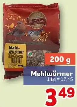 CENTERSHOP Mehlwürmer Angebot