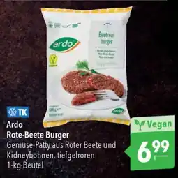 CITTI Markt Ardo Rote-Beete Burger Angebot
