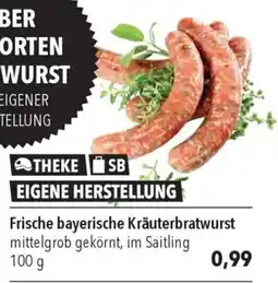 CITTI Markt Frische bayerische Kräuterbratwurst Angebot