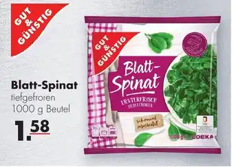 Handelshof Gut & Günstig Blatt Spinat 1000g Beutel Angebot