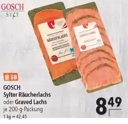 CITTI Markt GOSCH SYLT Sylter Räucherlachs oder Graved Lachs Angebot