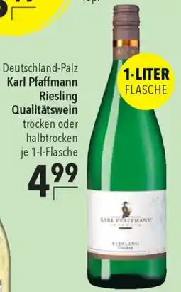 CITTI Markt Karl Pfaffmann Riesling Qualitätswein Angebot