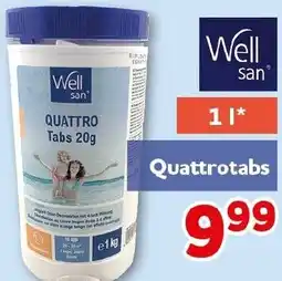 CENTERSHOP Well san Quattrotabs Angebot