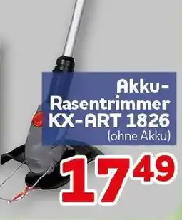 CENTERSHOP Akku Rasentrimmer KX-ART 1826 Angebot