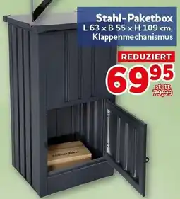 CENTERSHOP Stahl-Paketbox Angebot