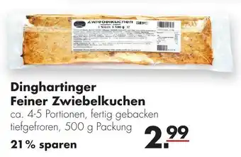 Handelshof Dinghartinger Feiner Zwiebelkuchen 500g Angebot