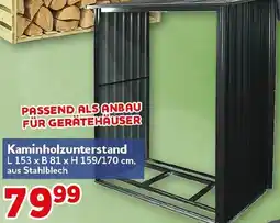 CENTERSHOP Kaminholzunterstand Angebot