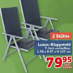CENTERSHOP Luxus-Klappstuhl Angebot