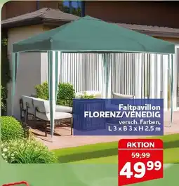 CENTERSHOP Faltpavillon FLORENZ/VENEDIG Angebot