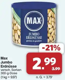 Famila Nord West Max Jumbo Erdnüsse Angebot