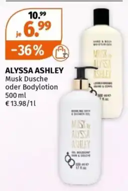 Müller ALYSSA ASHLEY Musk Dusche oder Bodylotion Angebot