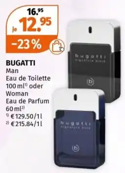 Müller BUGATTI Man Eau de Toilette oder Woman Eau de Parfum Angebot