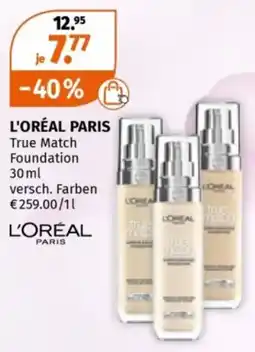 Müller L'ORÉAL PARIS True Match Foundation Angebot