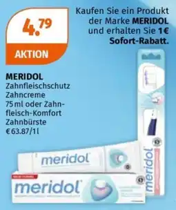Müller MERIDOL Zahnfleischschutz Zahncreme Angebot