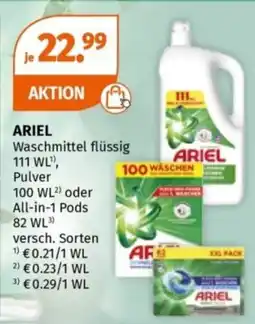 Müller ARIEL Waschmittel flüssig Angebot