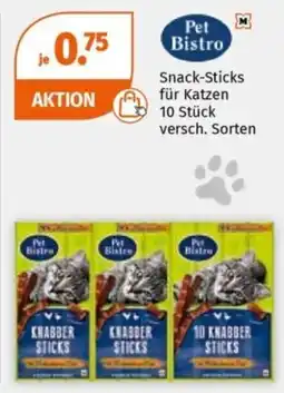 Müller Pet Bistro Snack-Sticks für Katzen Angebot