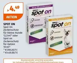 Müller Spot on Zeckenschutz Angebot