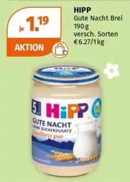 Müller HIPP Gute Nacht Brei Angebot