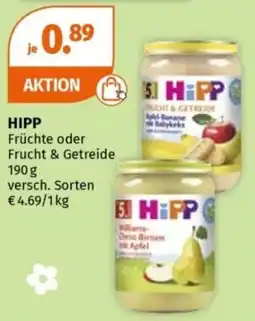 Müller HIPP Früchte oder Frucht & Getreide Angebot