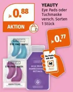 Müller YEAUTY Eye Pads oder Tuchmaske Angebot