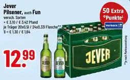 trinkgut Jever Pilsener, auch Fun Angebot