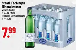 trinkgut Staatl. Fachingen Mineralwasser Angebot