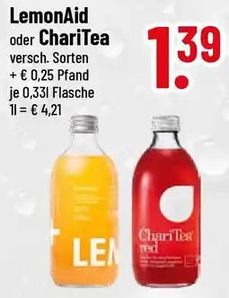 trinkgut LemonAid oder ChariTea Angebot