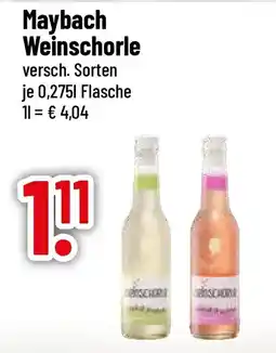 trinkgut Maybach Weinschorle Angebot