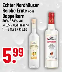 trinkgut Echter Nordhäuser Reiche Ernte oder Doppelkorn Angebot