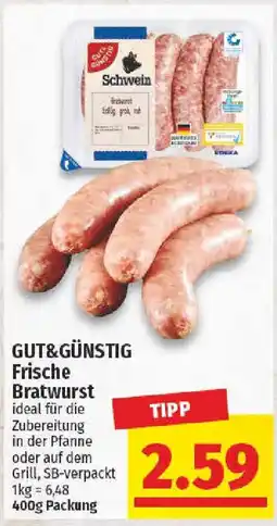 nah & gut GUT&GÜNSTIG Frische Bratwurst Angebot