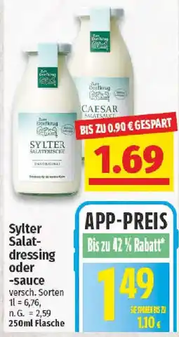 nah & gut Sylter Salatdressing oder -sauce Angebot