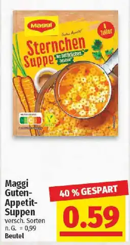 nah & gut Maggi Guten Appetit Suppen Angebot
