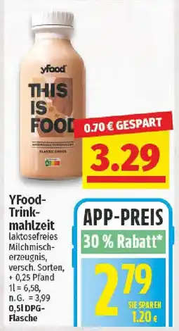 nah & gut YFood Trinkmahlzeit Angebot