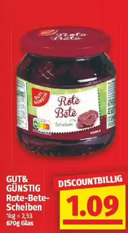 nah & gut GUT& GÜNSTIG Rote-Bete Scheiben Angebot