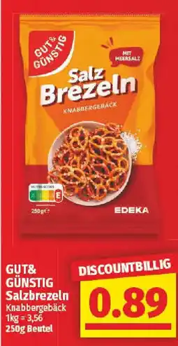 nah & gut GUT& GÜNSTIG Salzbrezeln Angebot