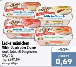 Aktiv Irma Leckermäulchen Milch-Quark oder Creme Angebot