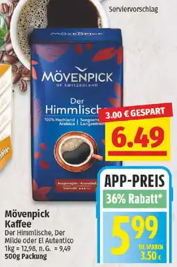 nah & gut Mövenpick Kaffee Angebot